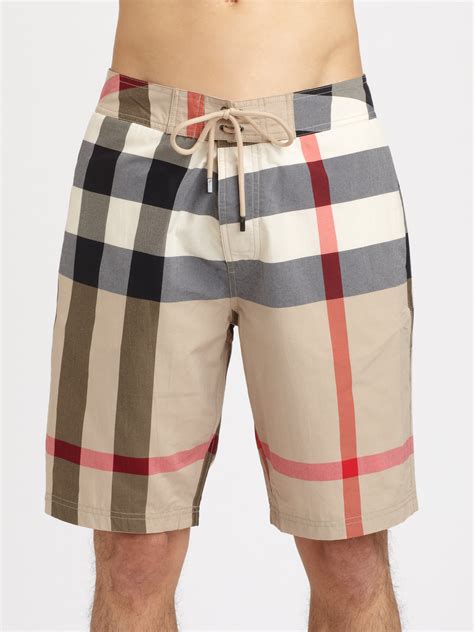 mens burberry swim trunk|Burberry swim shorts men's sale.